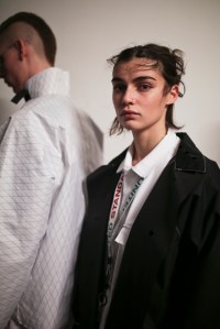 Backstage at United Standard Men's Fall 2019