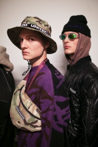 Backstage at United Standard Men's Fall 2019