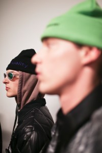 Backstage at United Standard Men's Fall 2019