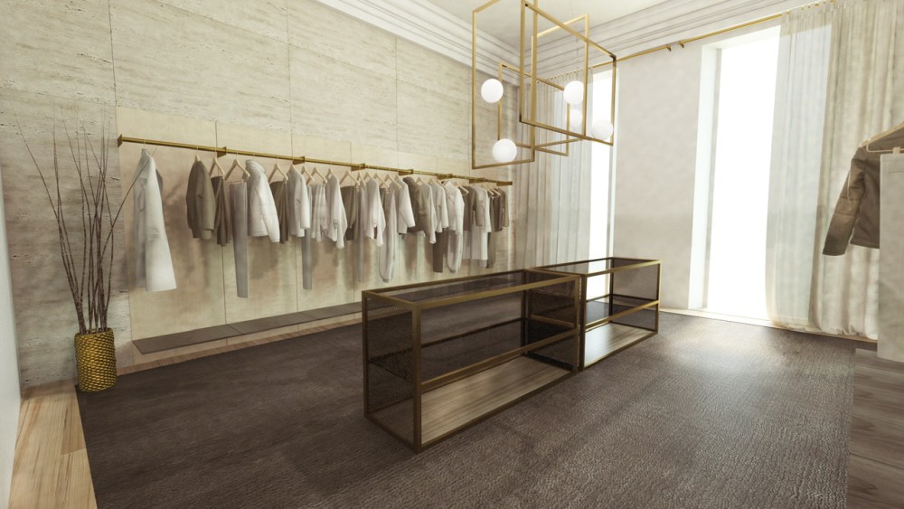 The Brett Johnson showroom in Milan.