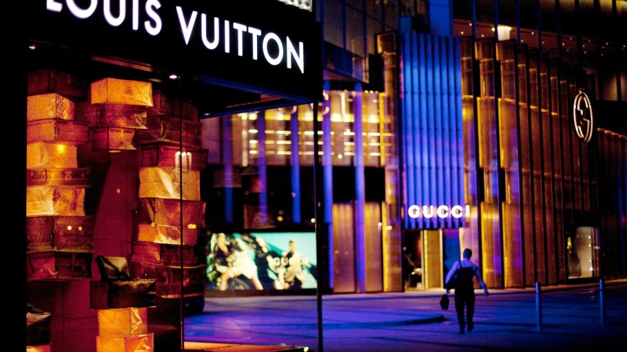 A LVMH Moet Hennessy Louis Vuitton store