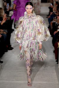 Model on the catwalk