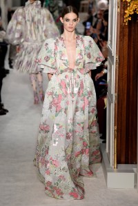 Model on the catwalk