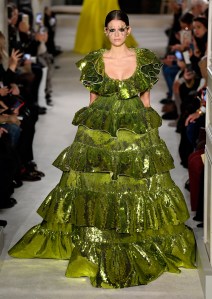 Kaia Gerber on the catwalk