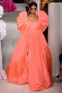 Model on the catwalk