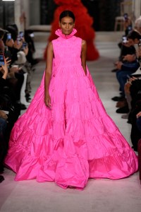 Liya Kebede on the catwalk