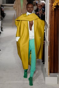 Model on the catwalk