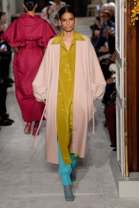 Model on the catwalk