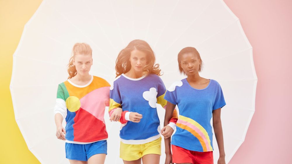 Looks form the Jean-Charles de Castelbajac capsule for Vilebrequin.