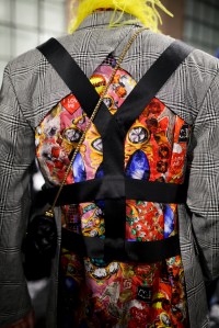 Backstage at Versace Men's Fall 2019
