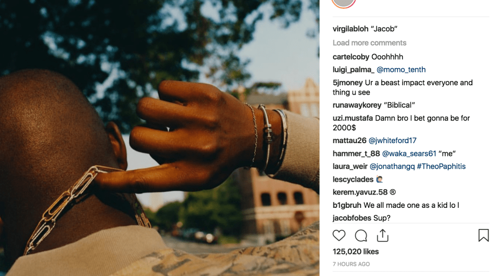 Virgil Abloh Launches Eponymous Brand With Debut Jewelry Line