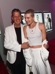 Stefano Tonchi and Dree Hemingway