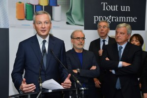Bruno Le Maire, Ralph Toledano and Sidney Toledano