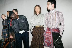 Backstage at Y/Project Men's Fall 2019