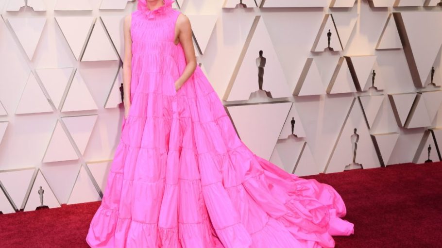 The Oscars Red Carpet Has Luxury Retail and Fast Fashion Thinking Pink