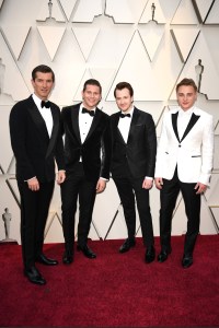Gwilyn Lee, Allen Leech, Joseph Mazzello and Ben Hardy, 2019 Oscars