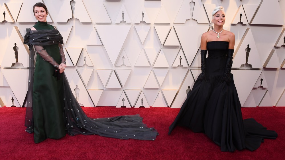 Olivia Colman and Lady Gaga, 2019 Oscars