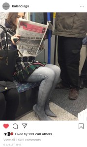 Balenciaga's Instagram account takes a quirky, unvarnished view of designer fashions.