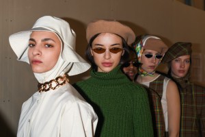Backstage at Aalto RTW Fall 2019