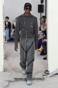 Model on the catwalk