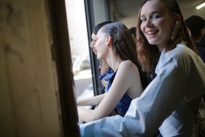 Backstage at Afterhomework RTW Fall 2019