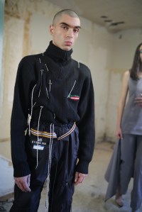 Backstage at Afterhomework RTW Fall 2019, photographed in Paris on February 26, 2019.