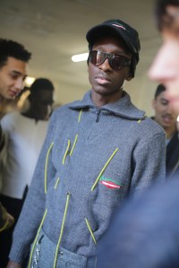 Backstage at Afterhomework RTW Fall 2019, photographed in Paris on February 26, 2019.