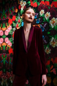 Backstage at Alice and Olivia RTW Fall 2019