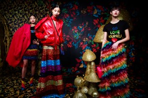 Backstage at Alice and Olivia RTW Fall 2019