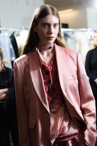 Backstage at Ann Demeulemeester RTW Fall 2019, photographed in Paris on February 28, 2019.