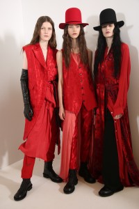 Backstage at Ann Demeulemeester RTW Fall 2019, photographed in Paris on February 28, 2019.