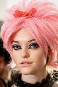 Backstage at Anna Sui RTW Fall 2019