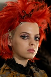 Backstage at Anna Sui RTW Fall 2019