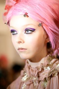 Backstage at Anna Sui RTW Fall 2019