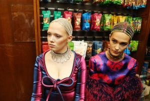 Backstage at Area RTW Fall 2019