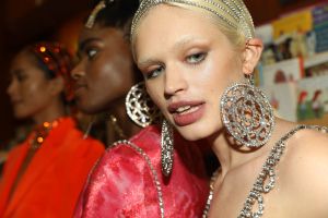 Backstage at Area RTW Fall 2019