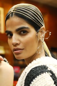 Backstage at Area RTW Fall 2019