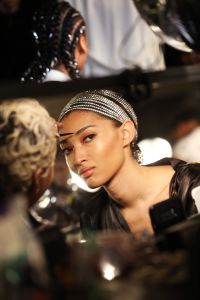 Backstage at Area RTW Fall 2019