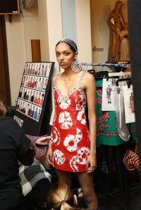 Backstage at Area RTW Fall 2019