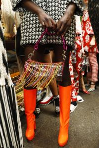 Backstage at Area RTW Fall 2019