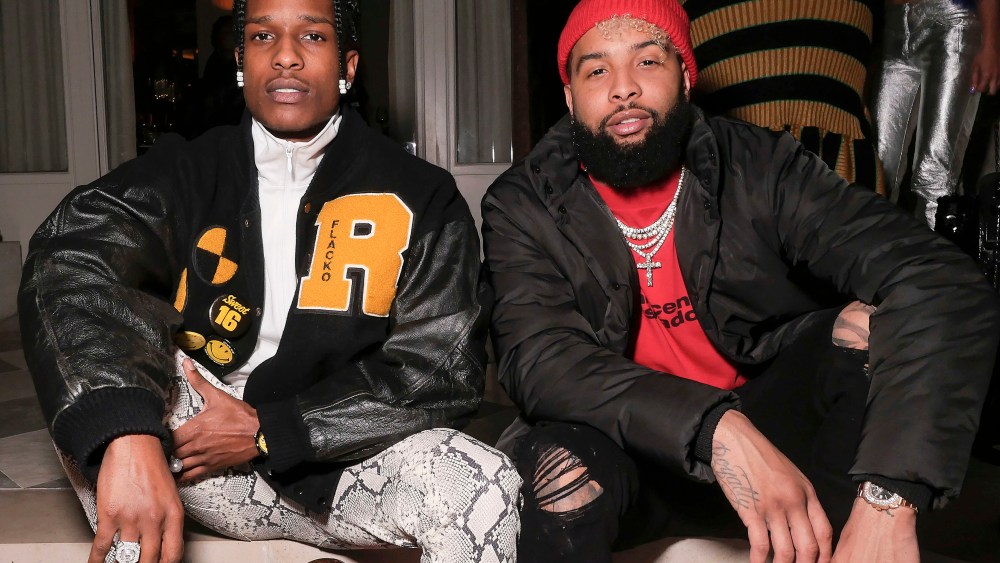 ASAP Rocky and Odell Beckham Jr.