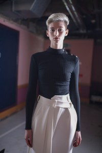 Backstage at AWAKE Ready to Wear Fall 2019, photographed in London on Feb 2019. 