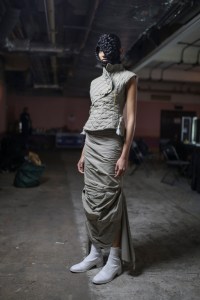 Backstage at AWAKE Ready to Wear Fall 2019, photographed in London on Feb 2019. 