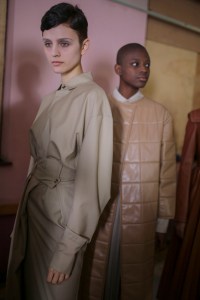 Backstage at AWAKE Ready to Wear Fall 2019, photographed in London on Feb 2019. 