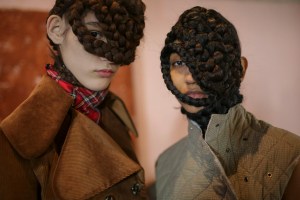 Backstage at AWAKE Ready to Wear Fall 2019, photographed in London on Feb 2019. 