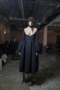 Backstage at AWAKE Ready to Wear Fall 2019, photographed in London on Feb 2019. 
