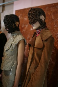 Backstage at AWAKE Ready to Wear Fall 2019, photographed in London on Feb 2019. 