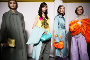 Backstage at Dries Van Noten RTW Fall 2019
