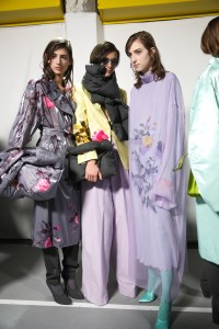 Backstage at Dries Van Noten RTW Fall 2019