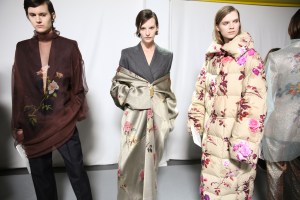 Backstage at Dries Van Noten RTW Fall 2019